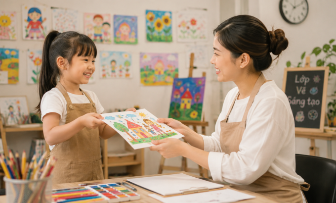 BÀI VẼ CỦA HỌC SINH TUẦN NÀY