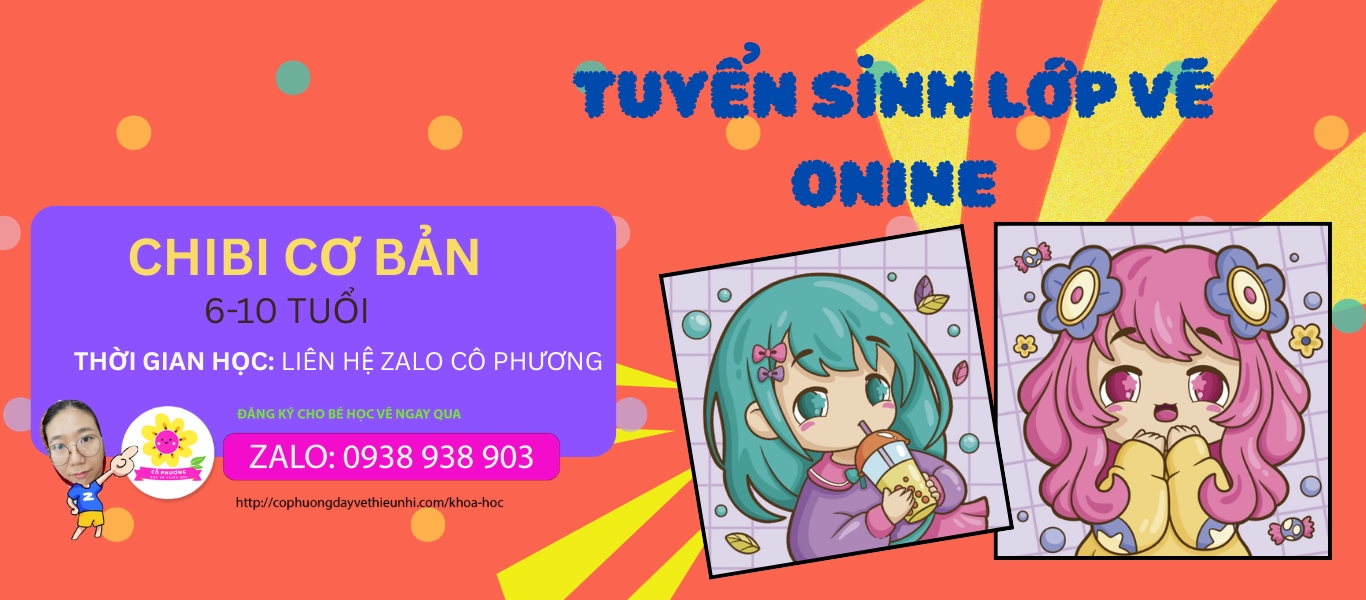 TUYỂN SINH LỚP VẼ CHIBI